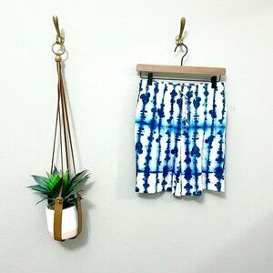 NWT Disney Mickey Mouse Blue Tie Dye Lounge Shorts Size XS